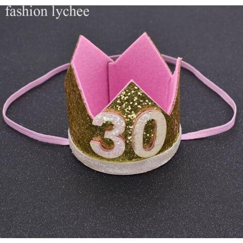 Fashion lychee Girls Head Accessories Hairband Cute Princess Children Tiara Hair Band Headband Kids Elastic Crown Headwead