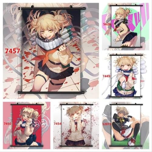 Anime Posters Boku No Hero Academia Toga Himko Wall Poster Canvas Painting Wall Decor Posters Wall Art Picture Room Home Decor