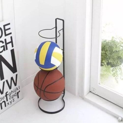 50LB Movable Ball Storage Rack Basketball Stand Display Holder Sports Soccer Ball Football Volleyball Organizer for Home