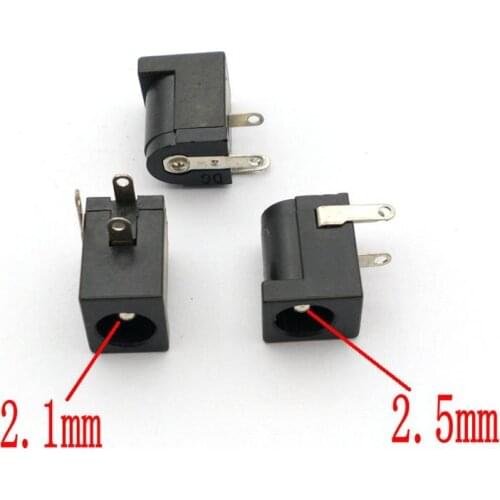 1000pcs DC Power 5.5mm X 2.1mm/2.5mm PCB socket charger Connectors