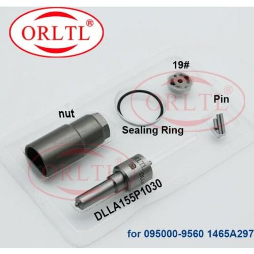Original Injector Repair Kits Nozzle DLLA155P1030 Valve Plate 19#, Pin, Sealing Ring for Fuel Injectors 095000-9560 1465A297
