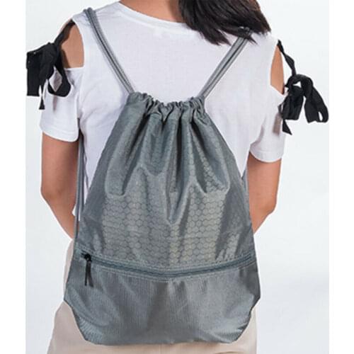 Cinch Sack Backpack String Drawstring Backpack Gym Bag Tote School Sport Travel