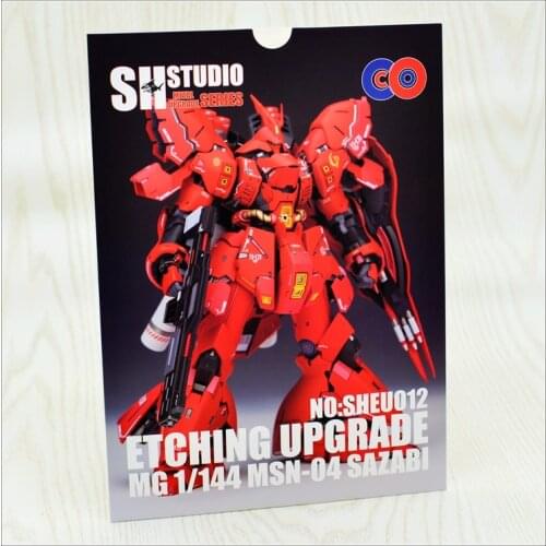 SH STUDIO 1/144 RG SAZABI Gundam Dedicated DIY Etching Sheet Metal Detail Tonic Accessories