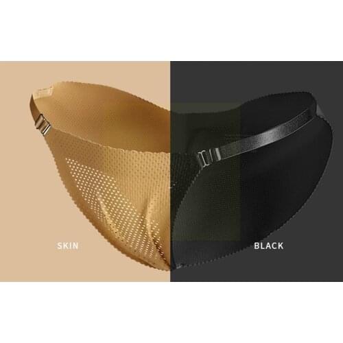 Three-dimensional Buttocks Women Sponge Padded Push Butt Seamless Panties Up G-string Strap Seamless Lifter Adjusted Underw F2P8