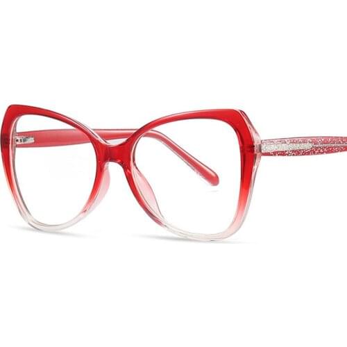 Veshion Anti-blue Light Plastic Titanium Glasses Frames Ultralight Cat Eye Men Women Optical Fashion Computer Glasses