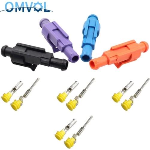 10Sets 1P waterproof auto connector automotive Wire Connector Plug Electrical Car Motorcycle HID