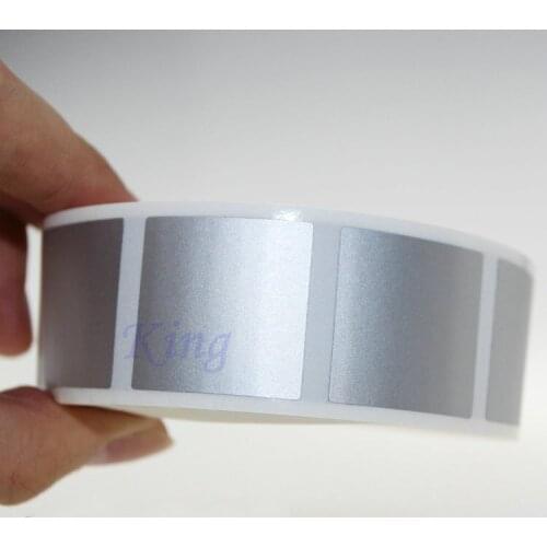 High Quality Scratch Off Sticker 1000Pcs 25*25mm Square Silver Color Blank For Secret Code Cover Home Game Wedding