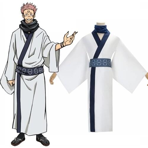 Japanese Anime Jujutsu Kaisen Cosplay Costumes Ryomensukuna Uniform Costume for Women Men Comic Kimono halloween