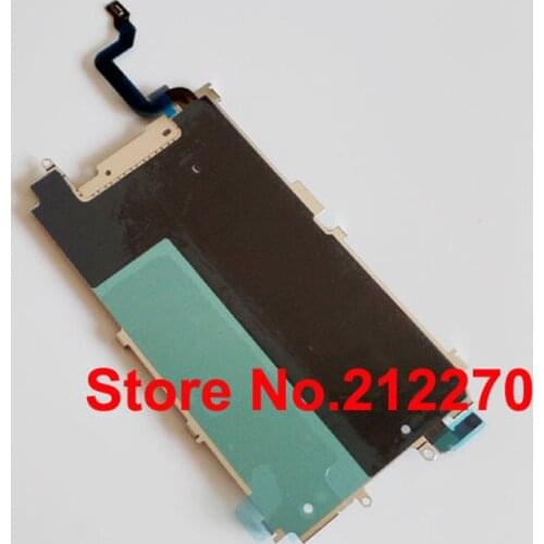YUYOND 50pcs/lot New LCD Metal Backplate Shield + Home Extend Flex Cable for iPhone 6 4.7" Wholesale