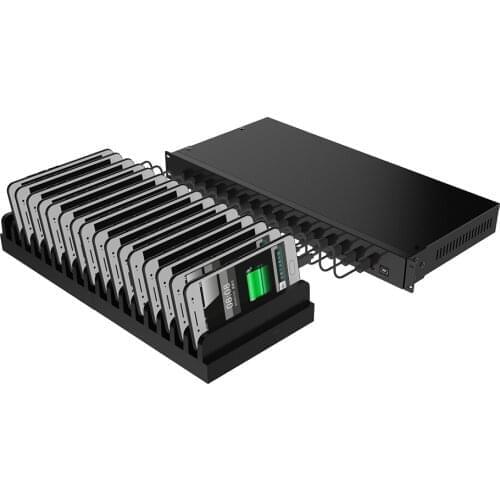 16 Port USB 2.0 Hub Charger Perfect for charge and sync functions with iPads, iPhones, iPod, or other mobile devices