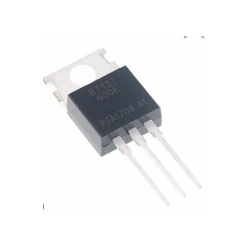 10PCS/LOT BT137 bidirectional thyristor BT137-600E TO-220