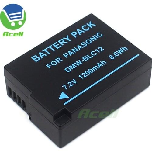 DMW-BLC12E DMW-BLC12PP Battery for Panasonic DC-G90 G91 G95 G99 FZ1000M2 DMC-G6 G7 G8 G80 G81 GX8 G85 GH2 FZ2000 FZ2500 Camera