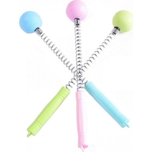 Free shipping Handheld Golf Ball Silicone Spring Massage Hammer Tapping Massage Stick
