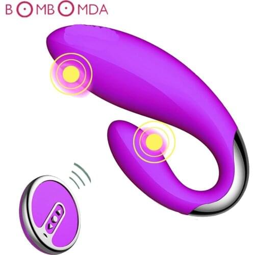Wireless Remote Vibrator U Type G Spot Clitoris Vagina Stimulate Massager Vibrators Female Couples Masturbator Adult Sex Product