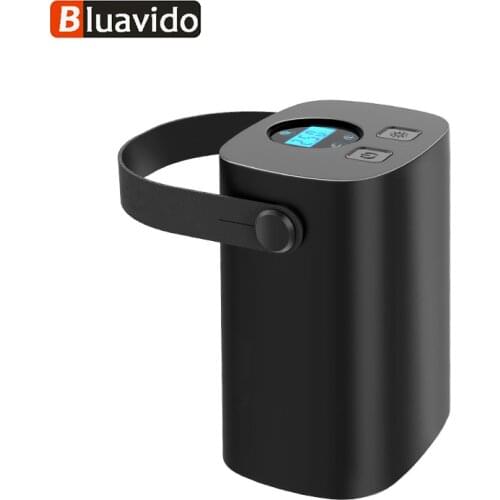 Bluavido Portable Air Pump Cordless Digital Car Air Compressor 120W DC 12V Mini Tire Pump Cylinder Inflating for Car Motorcycles