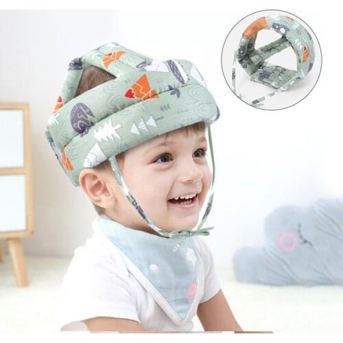 Baby Toddler Cap Anti-collision Protective Hat Baby Safety Helmet Adjustable Head Protection Headgear Kid Anti-fall Pad Walk Cap