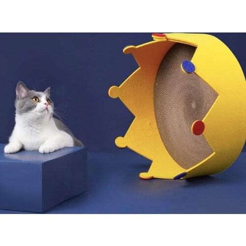 Lovely Corrugated Paper Cat Bed House Cat Bed Winter Pet Puppy Dog Nest Summer Winter Round Cat Scratch Board Dog Home Mats