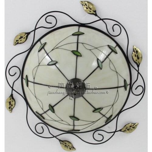Personality Ceiling Lights The Ceiling lamps Iron edge living room bedroom balcony window aisle porch lamp lighting creative
