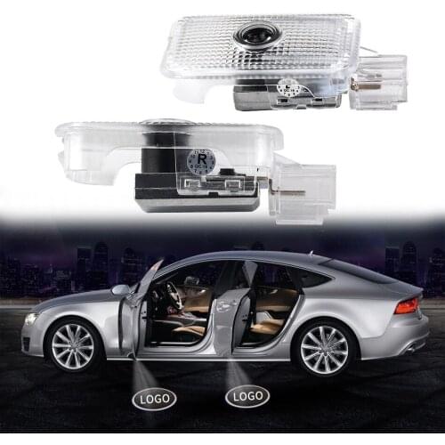 JURUS 2XLED Logo Courtesy Welcome Car Door Light Projector Laser Ghost Shadow Lamp For SUBARU Forester OUTBACK XV LEGACY IMPREZA