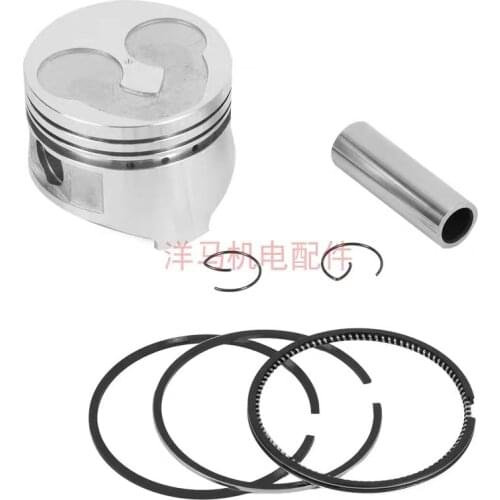 170F Piston/ring/pin kit FOR Small diesel engine 、Water pump spare parts。(Gasoline engine changed to diesel engine)