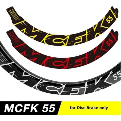 Two Wheel Stickers Set for MCFK 55 Disc Brake Road Bike Bicycle Cycling Decals bicycle decals