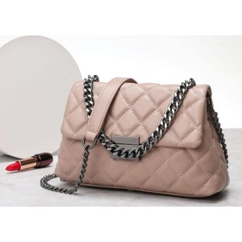 2021 New leather Bag Famous Brand trendy Fashion light luxury chain luxury handbag high quality one-shoulder messenger bag