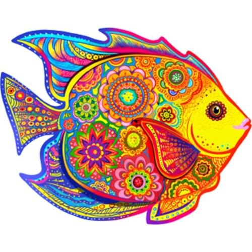 New Special-Shaped Animal Wooden Puzzles Irregular Liree-Dimensional Type Children Educational Toys Jigsaw Birthday Toys