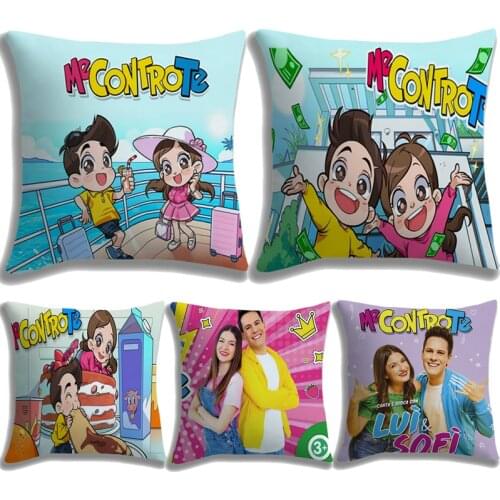 Newest Me Contro Te Cushion Cover PillowCover Decorative Sofa Cushions Pillow Cover Home Decor 45x45 Polyester Pillowcase