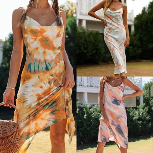 New Womens Clothing 2021 Fashion Painting Print Dresses For Women Irregular Evening Party Dresses Sexy Bodycon Dress Robe Femme
