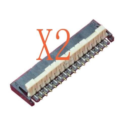 2 X Original For HTC Butterfly X920E One M7 M8 E8 LCD Display Screen FPC Connector 31pin On Logic Board New In Stock + Tracking