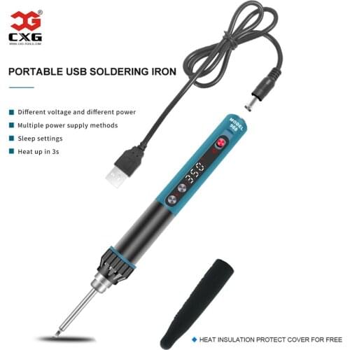 New arrive 230W CXG 968 USB Variable power electric solder iron Quick Heating Adjustable Temperature LCD Digital Display