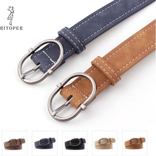 2021 New Fashion Nubuck Leather Wide Waist Belts PU With Alloy Buckle Decoration Waistband For Jeans