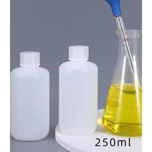 Empty 250ML Round Lotion Bottles Small Mouth Sample Bottle for Lotion Shampoo Refillable Storage Container 10PCS