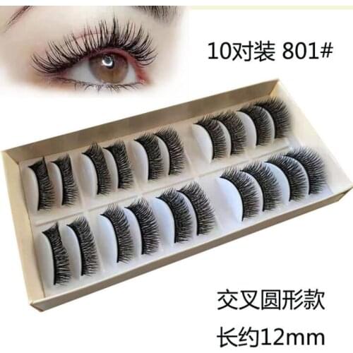 Lashes vegan Eyelashes 3D Faux Mink Dramatic Wispies Fluffies Vegan&Cruelty-free Eyelashes Extension Makeup Tools
