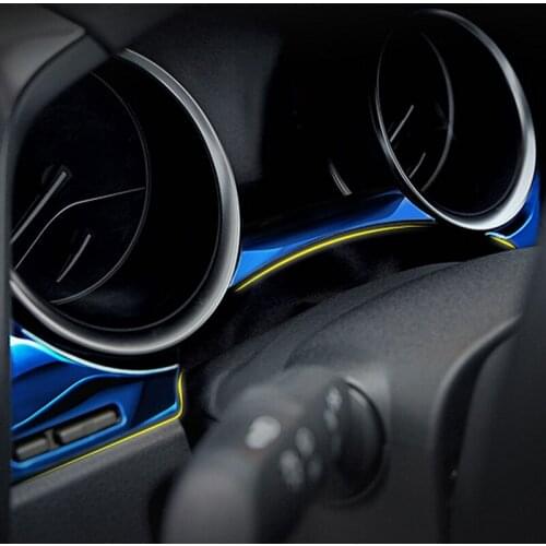 SBTMY 3PCS/SET Stainless steel decorative patch for automobile instrument panel for Toyota camry XV70 2018-2020 accessories