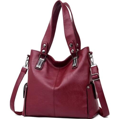 2020 Fashion Women Totes Shoulder Bag Luxury Leather Brand Ladies Hand Bags Casual Torebki Damskie Messenger Bags for Women