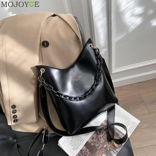 PU Leather Crossbody Bags Bucket Solid Color Summer Lady Shoulder Handbags Female Simple Totes for Women 2020 Trend