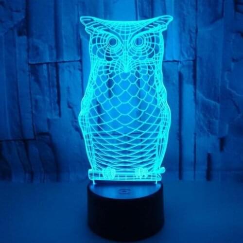 LED 3d Lamp Small Ornaments Gift Crafts Acrylic Night Lamp Birthday Gift Decorative Usb Table Led Night Light