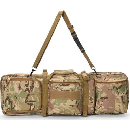 85CM Tactical Backpack Outdoor M4 CS Camouflage Dual Rifle Case Gun Bag Fishing Tackle Outdoor Mountaineering Backpack