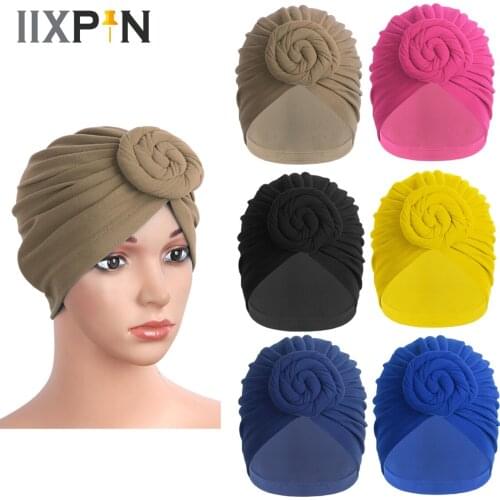 Turban Hat for Women Pre-Tied Chemo Beanies Caps Hair Loss Chemo Hat Bandana Headscarf Head Wrap for Cancer Hair Accessories