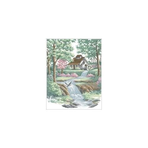 -DIM 35027 Beautiful Environment Needlework,For Embroidery, Arts Cross stitch kits Set Cross-Stitching Home Decor