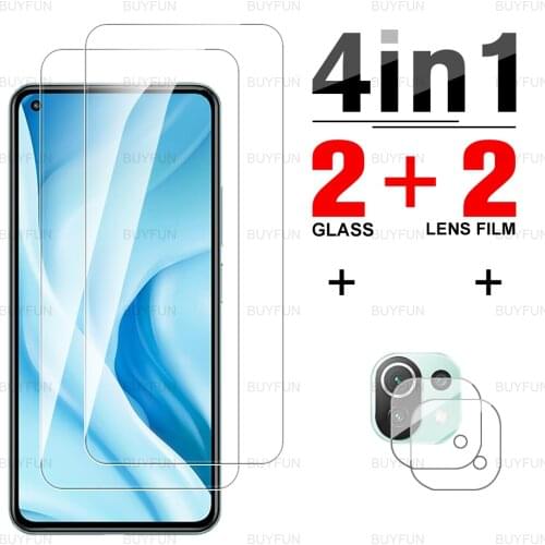 Safety Tempered Glass for Xiaomi Mi 11 Lite 5G 6.55 inch front screen protector for xiaomi xiomi xaomi mi 11 lite camera glass