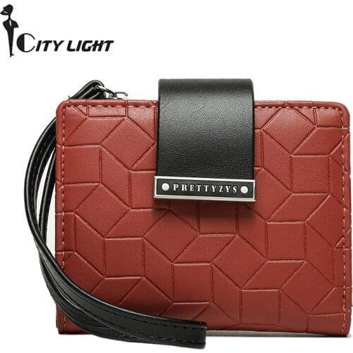 Women Wallets Female pu Leather Purses Short Design Hasp Zipper Purse Small Portable Money Bag Coin Pocket Card Holders Clutch