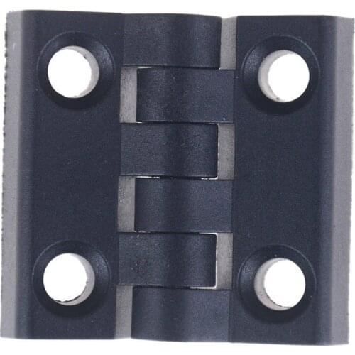1 Pcs Hinge Black Mini Plastic Door Bearing Butt Hinges Cabinet Drawer Jewellery Box Hinge For Furniture Hardware