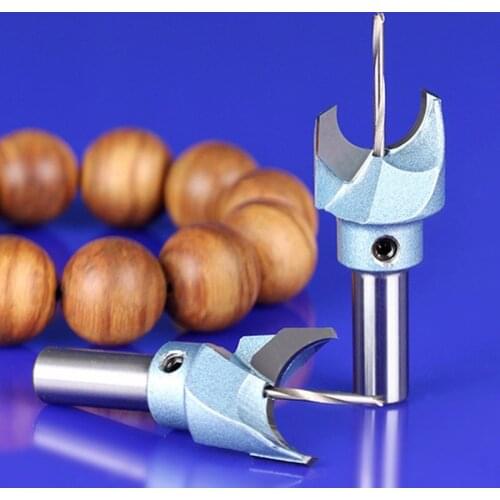 1PC Carbide Woodworking Router Bit Buddha Beads Ball Knife 6-30mm Woodworking Tools Wooden Beads Drill Tool Milling Cutter
