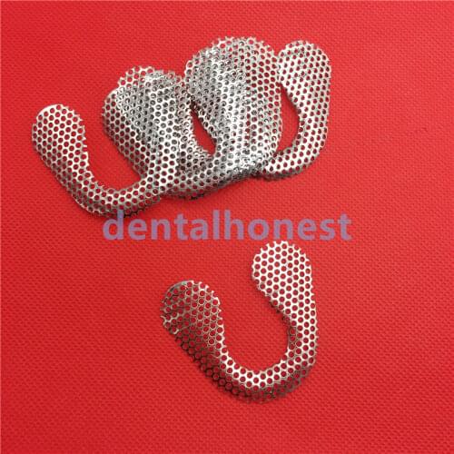 10pcs Dental Impression Stainless Metal Net StrengthenTray Lower