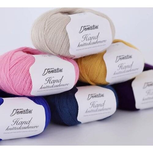 5 PCs Hand-Knitted Cashmere Scarf Baby Hand-Knitted Cashmere