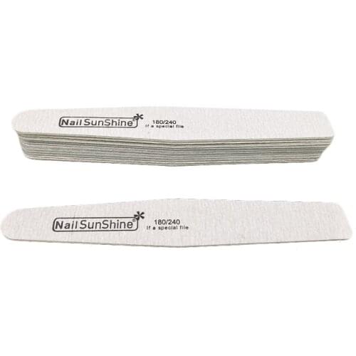 5Pcs Sanding 180/240 Sandpaper Nail File Buffer Block Beauty Pedicure Manicure Lixas de Unha Polish Wooden Tools Professional