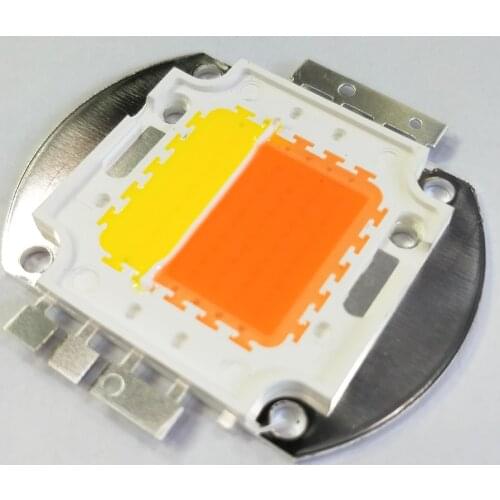 50W High power led light Full Spectrum Pink 380-840NM+Warm White 30-32V For DIY LED Lamp