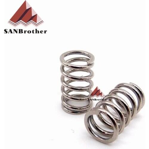 3D printer Accessories Ultimaker 2 UM2 spring fine print platform edging 1.2 * 15mm for UM2 heating bed flat adjusting Spring